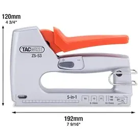 tacwisetm Handtacker/-nagler Z-CT Heavy Duty silber / orange, 1 St.