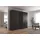 Rauch Drehtürenschrank WAVE 247 x 222 x 60 cm Grau/Schwarz