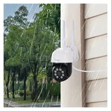 casativo-tech Überwachungskamera 2K Weiß