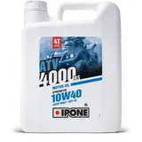 IPONE ATV 4000 RS 10W40-4 Liter - halbsynthetisch mit Estern - Außergewöhnliche Verschleißfestigkeit