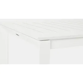 BIZZOTTO Konnor Aluminium mit Ausziehfunktion, modern, Weiß