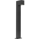 QAZQA Industrielle stehende Außenlampe schwarz 65 cm IP44 - Baleno