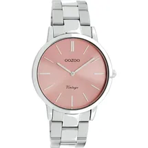 Oozoo - Damenuhr - C20028 - Silber Pink - Silber