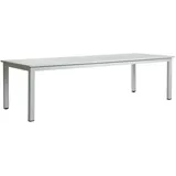 Brafab Gartentisch Lomma XL Aluminium Light Grey 260 x 100 cm