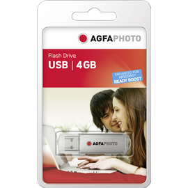 AgfaPhoto USB Flash Drive 4GB silber