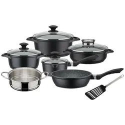 Kochtopf-Set Gourmet Granit 10-tlg.