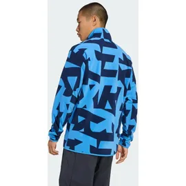 adidas Terrex Multi Printed Fleecejacke Blau L
