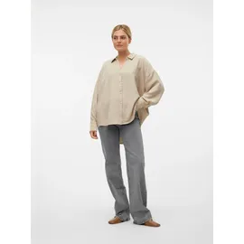 Vero Moda Melaney Queeny Langarmhemd Overcast / Melange XL