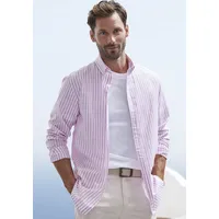 John Devin Langarmhemd Regular Fit Rosa XL