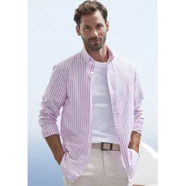 John Devin Langarmhemd Regular Fit Rosa XL