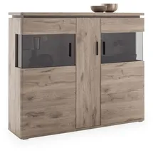 Harper Highboard 99 x 151 x 38 cm braun