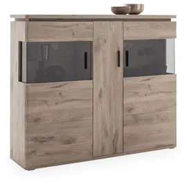 Harper Highboard 99 x 151 x 38 cm braun