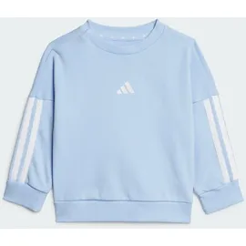 adidas Essentials Trainingsanzug Glow Blau/Weiß 62