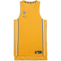 Puma Herren Sportshirt, Maccabi Game Basketballtrikot Gold fusion Yellow gelb L