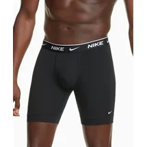Nike Dri-FIT Essential Cotton Stretch Long Boxer Briefs black S 3er Pack