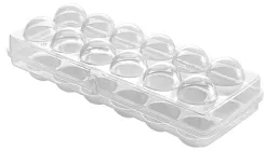 Metaltex Frigo Eierbox 12 Eier, Optimale Lösung zur Aufbewahrung und Organisation von frischen Eiern, Fassungsvermögen: 12 Eier