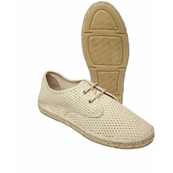 Mey & Edlich Herren Sneaker Espadrij leicht beige 42 - 42