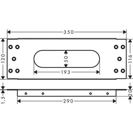 Hansgrohe sBox oval, chrom
