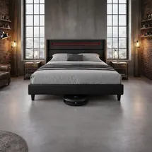 furnify ALVA 140 x 200 cm Schwarz