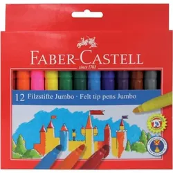 Filzstift Jumbo 12ST sortiert