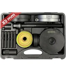 SW-Stahl 301051L Kompaktlager Werkzeugsatz/Radlager-Werkzeug-Set/für VW Transporter/EIN-und Ausbau von Lager-/ Nabeneinheit mit Ø 85 mm/für Vorder-und Hinterachse/Presswerkzeug