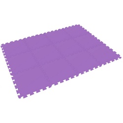 Kiids Puzzlematte Bodenmatte Puzzlematte UNO (24 Teile), lila einfarbig
