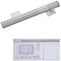 Maul MAULballfix Klemmleiste 100,6 cm silber Wandmontage, 1 St.