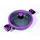 King Click-Grip Servierpfanne 28 cm inkl. 6-teiligem Messerblock beere-schwarz
