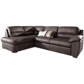 Cotta Ecksofa "Dani L-Form", braun, B:240cm H:87cm T:89cm, Luxus-Microfaser aus 100% Polyester;Luxus-Kunstleder;NaturLEDER (echtes Rindsleder), Sofas, Ecksofa, wahlweise mit Bettfunktion & Bettkasten