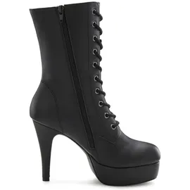 LASCANA BELLE AFFAIRE Schnürstiefelette Damen schwarz uni Gr.38