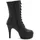 LASCANA BELLE AFFAIRE Schnürstiefelette Damen schwarz uni Gr.38