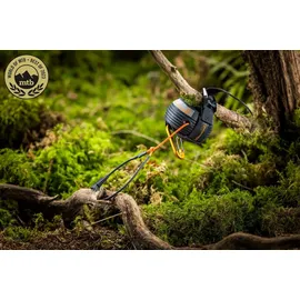 Kommit Fahrrad Zugsystem Abschleppseil schwarz, für Kinder und Erwachsene, 2 m, 120 kg Zugkraft