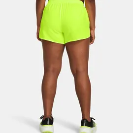 Under Armour Fly By Laufshorts Damen-Neongelb, Größe XL (auch verfügbar in XS, S, M, L)
