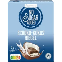 frankonia CHOCOLAT NO SUGAR ADDED Schoko-Kokos Riegel, 100 g (3x33 g)