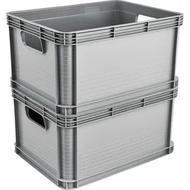 KEEEPER Aufbewahrungsbox Robert 40 x 30 x 22 cm 1-tlg. grau