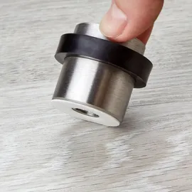 SOTech Türstopper STOPPER 36 mm H 32 mm Edelstahl SS201 gebürstet) Bodenmontage Selbstklebend Stockschraube