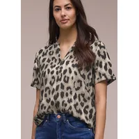 STREET ONE Kurzarmbluse Beige 38