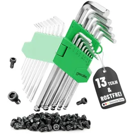 greate Innensechskantschlüssel Set mit Kugelkopf 13-tlg.