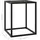 vidaXL Couchtisch Schwarz mit Schwarzem Glas in Marmor-Optik 40x40x50