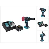 Makita DPV 300 RT1 Akku Schleifer Polierer 18 V 50 / 80 mm Brushless + 1x Akku 5,0 Ah + Ladegerät