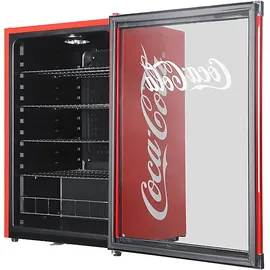 CUBES HC 166 E COCA COLA Getränkekühlschrank E, 845 mm hoch}, Rot)