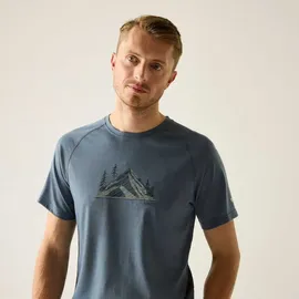 Regatta Escade Kurzarm-t-shirt - China Blue - M