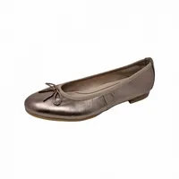 TAMARIS Da.-Ballerina für Damen, gold, Größe 39 EU