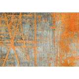 Wash+Dry Rustic 140 x 200 cm grau/orange