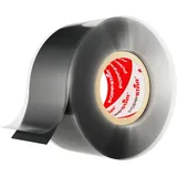 POPPSTAR selbstverschweißendes Silikonband, 3m x 25mm, Isolierband und Dichtungsband (Wasser, Luft), schwarz,