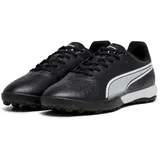 Puma King Match Tt Soccer Shoe, Black White, 46 EU