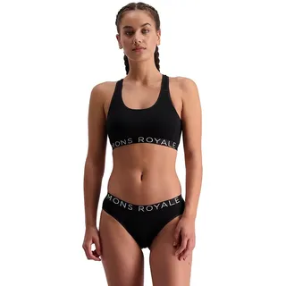 Mons Royale Womens Sierra Sports Bra black M