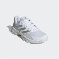 Adidas Damen Tennisschuhe, Cloud White/Silver Metallic/Grey One, 42