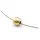 Boccia Titanium Kugel Titan goldplattiert 0709-0210