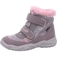 superfit Klettstiefel Grau/Rosa 22